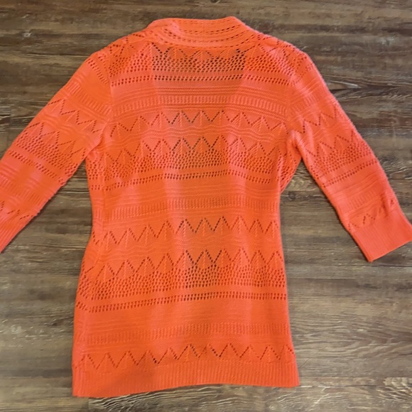 3 3 for $9!😎 Coral Crochet Cardigan by 89th & Madison - Picture 2 of 5